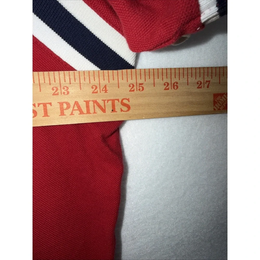 Polo Ralph Lauren Men's Spellout 1/4 Button Polo Shirt M Spell Out‎ Rare Size XL - Picture 7 of 16